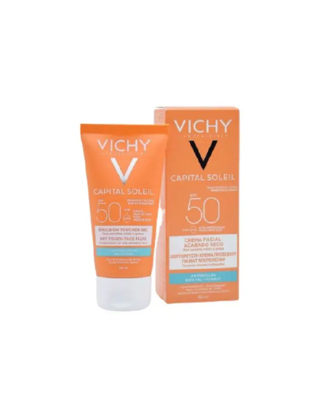 Vichy Ideal Soleil Αντηλιακή Προσώπου, Ματ Αποτέλεσμα SPF50 50ml