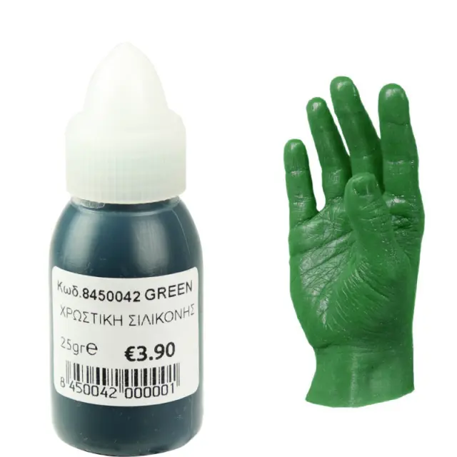Χρωστική Σιλικόνης - Green - 25gr