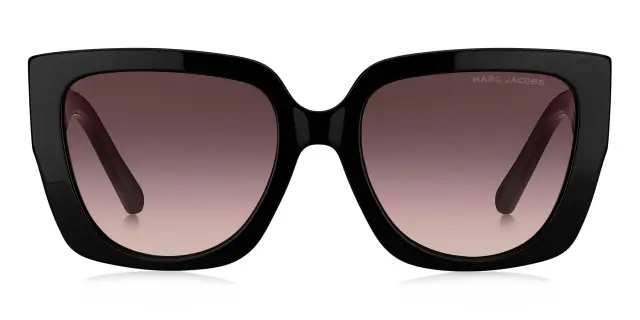 Marc Jacobs Marc Γυναικεία Γυαλιά Ηλίου με Μαύρο Κοκκάλινο Σκελετό και Μαύρο Ντεγκραντέ Φακό MARC 687/S 807HA 2
