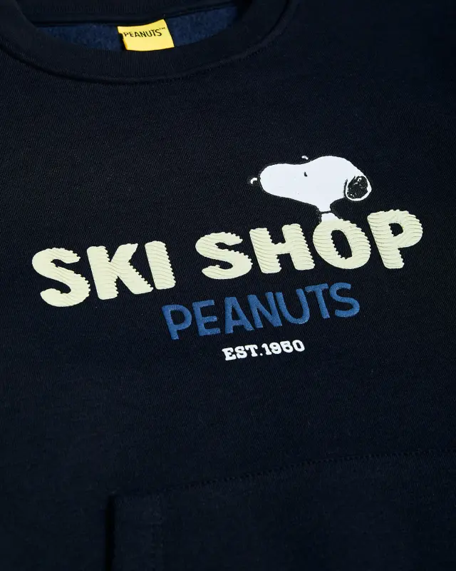 Μπλούζα φούτερ Snoopy με ανάγλυφο σχέδιο 2