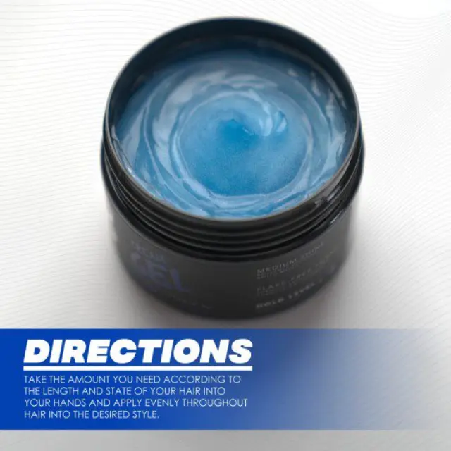 L3VEL3 Cream Hair Gel 500ml 2