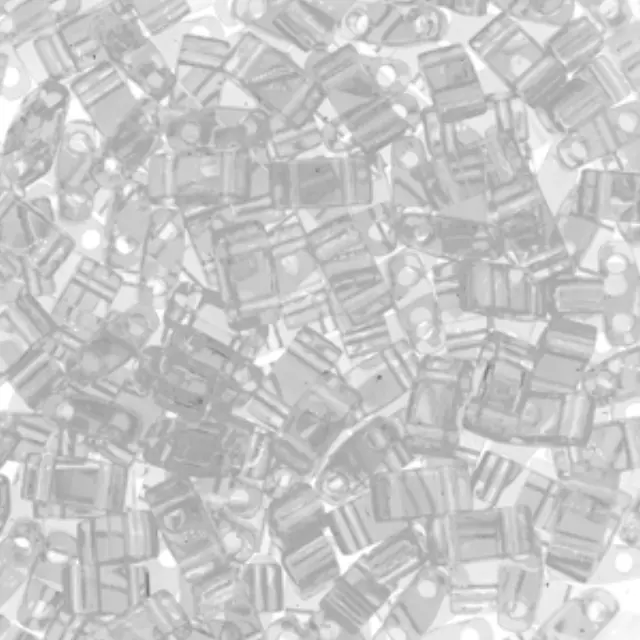 Χάντρα Miyuki Half Tila No131 Transparent Crystal ~7gr