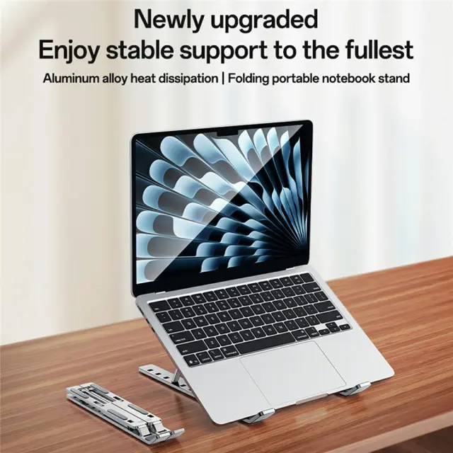 Yesido® Πτυσσόμενη Βάση Αλουμινίου για Laptop (LP07)-Grey 3