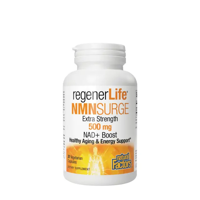 Natural Factors regenerLife NMNSurge NAD+ Boost 500 mg