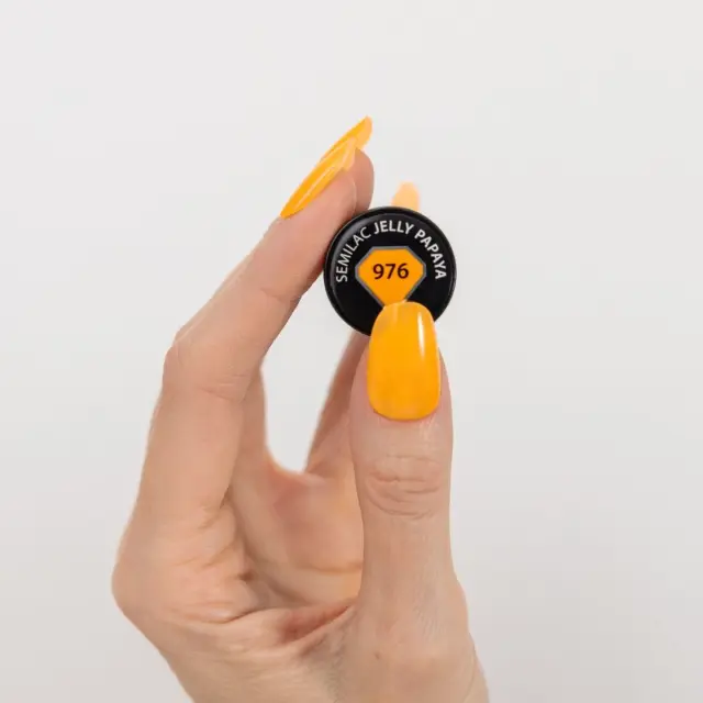 Semilac Ημιμόνιμο Βερνίκι 976 Jelly Papaya 7ml 2