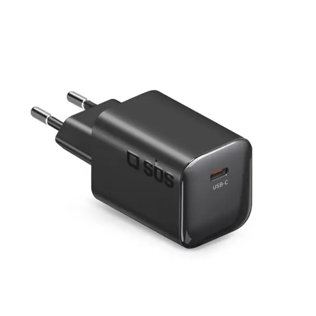 SBS Φορτιστής 45W 1x USB-C Black (TETRGAN1C45WK)