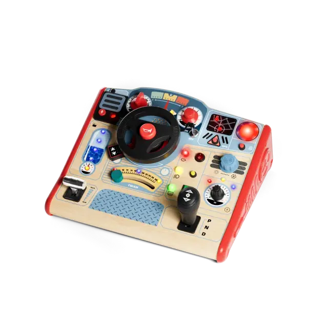 TopBright Busy Board Fire Fighter Ξύλινος Πίνακας Δραστηριοτήτων Πυροσβεστικό (3+ ετών) 121302