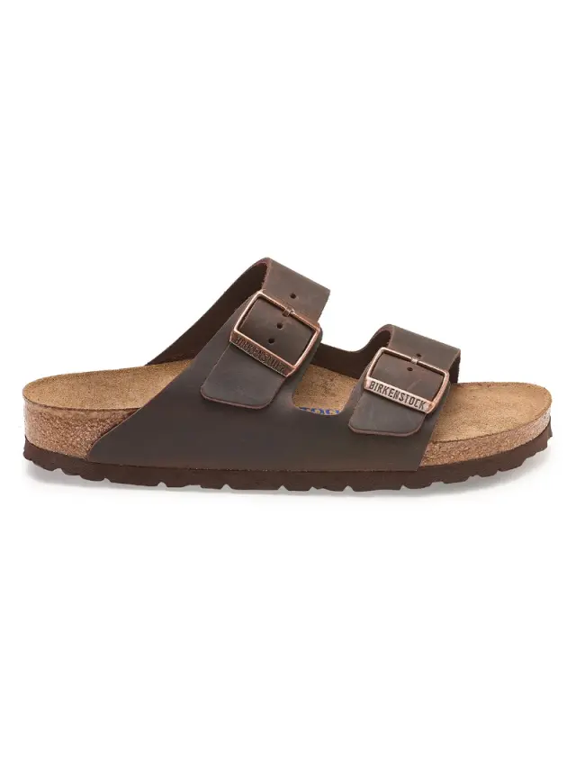 Birkenstock Πέδιλα Unisex δέρμα Oiled Καφέ BIR/ARIZONA SOFT 452763 HABANA 3