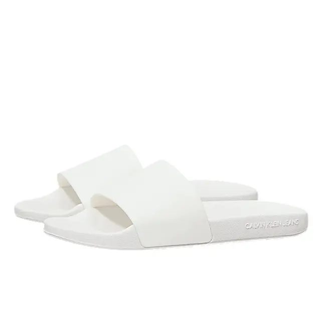 Γυναικείες Παντόφλες Slide Calvin Klein YW0YW01715 0K4 Λευκές Άσπρο - 36 2