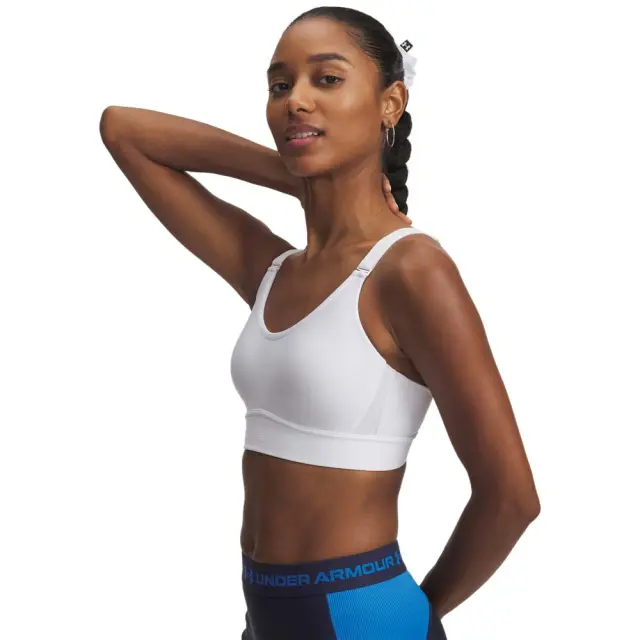 Under Armour Women's Infinity Mid Bra Λευκό 1384123-101 (Under Armour)