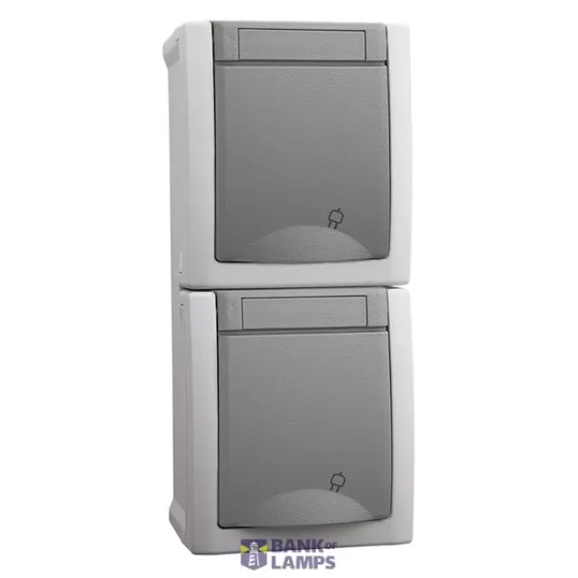 Pacific Grey Earth Socket + Earth Socket Ver (Quick Connection)