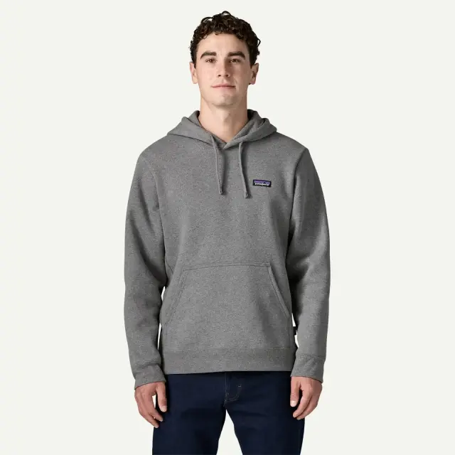 Patagonia Men's P-6 Label Uprisal Hoody Gravel Heather Φούτερ - X Large
