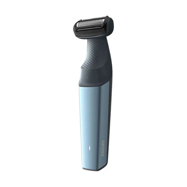 Trimmer Επαναφορτιζόμενο Philips BG3027/05 Series 3000 Αδιάβροχο για Σώμα και Πρόσωπο Skin Comfort Τεχνολογία και 3 Κεφαλές Διαφορετικού Μήκους Μπλε-Μαύρο 2