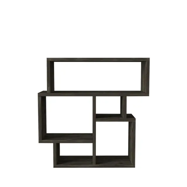 Τραπεζάκι Άκρης LIPSI Wenge Μοριοσανίδα/Μελαμίνη 60x22x60cm 2