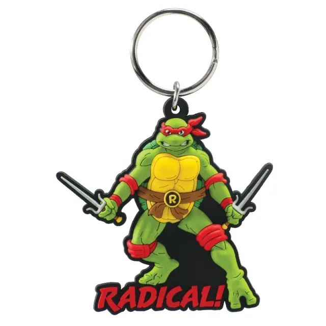 Μπρελόκ TEENAGE MUTANT NINJA TURTLES - Raphael - Soft Touch Keychain 63019