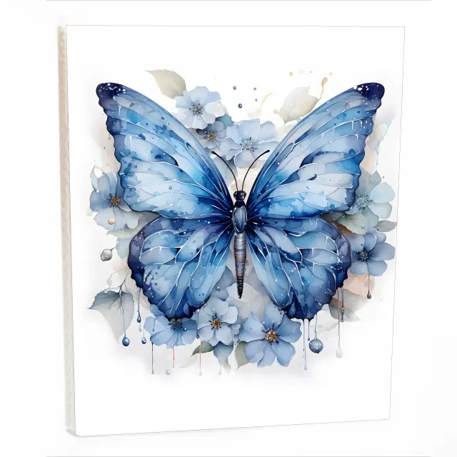 Άλμπουμ pocket με θήκες για 36 φωτογραφίες 13Χ18 blue butterfly 35