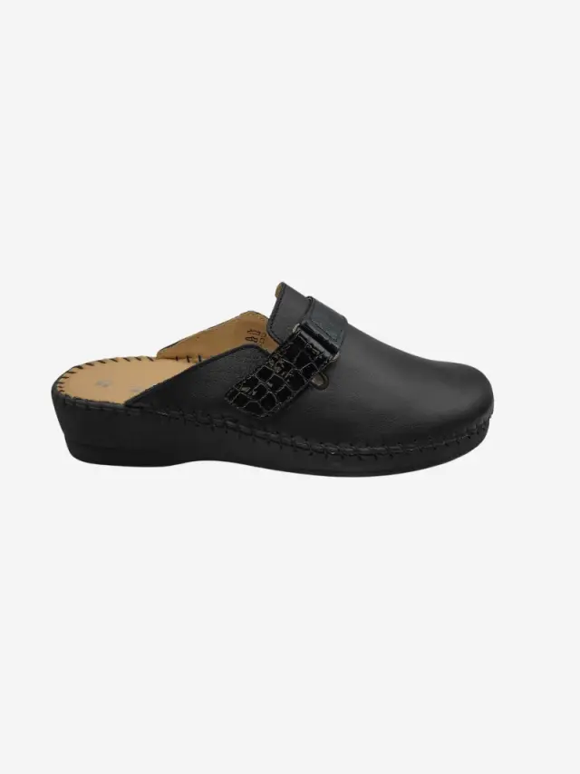 Stiledivita Παντόφλες Γυναικείο δέρμα Μαύρο STI/342020 NERO - 40 2