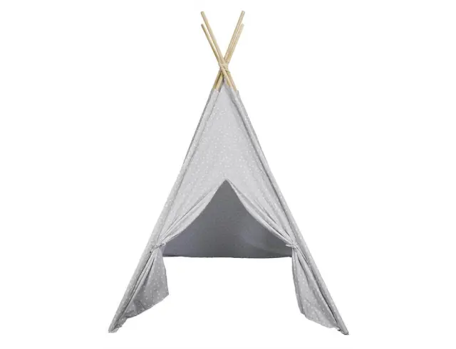 Παιδική Σκηνή Teepee Home Deco Kids με διαστάσεις 120x120x160cm - Grey RG9227 2