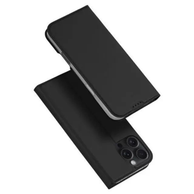 Θήκη Flip Dux Ducis Apple iPhone 16 Pro Max Skin Pro Μαύρο N65784