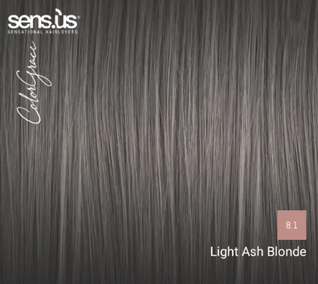 Sensus Color Grace M3K 8.1 Light Ash Blonde 100ml - (μόνιμη βαφή σαντρέ ξανθό) 2