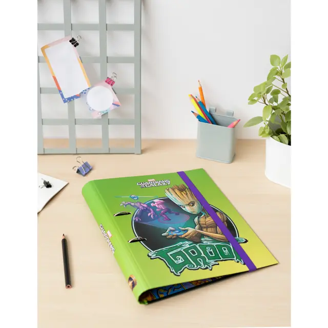 Ντοσιέ/Κλασέρ 2 κρίκων με λάστιχο MARVEL GROOT Premium Folder C2AT0047 3