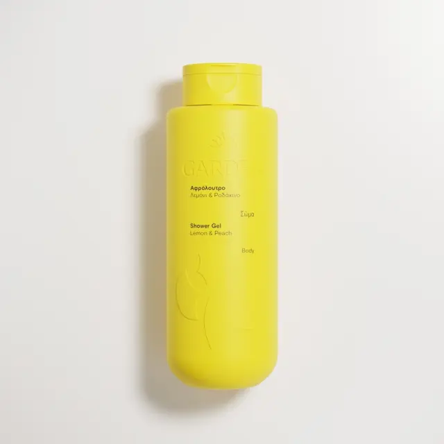 Garden | Shower Gel Lemon & Peach Αφρόλουτρο με Άρωμα Λεμόνι & Ροδάκινο | 400ml