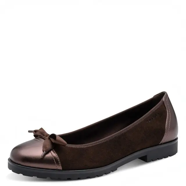 Μπαλαρίνα δερμάτινη Comfort Tamaris - 42