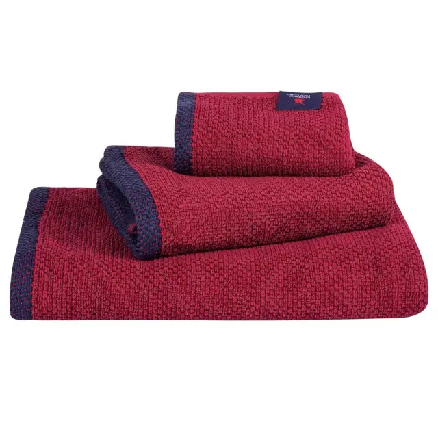 Πετσέτες Σετ 3Τεμ 30x50-50x90-70x140 480gsm Cozy Greenwich Polo Club 4104 Bordeaux 100% βαμβακερό