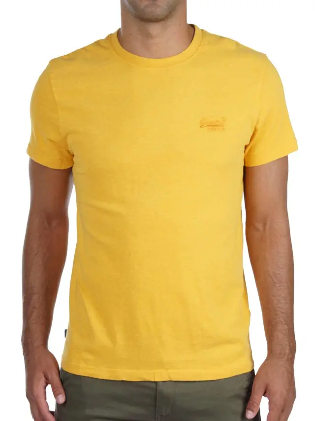 SUPERDRY VNTG EMB TEE ΜΠΛΟΥΖΑ ΑΝΔΡΙΚΗ YELLOW 3