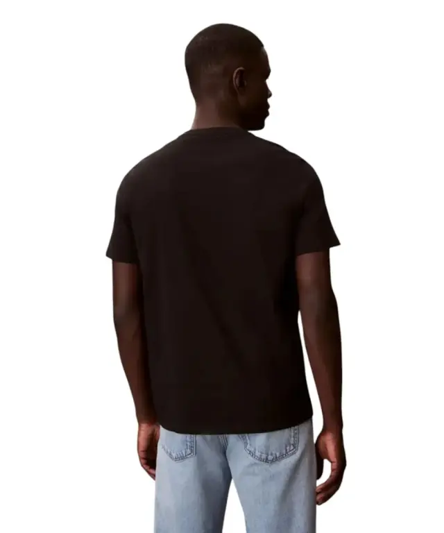 Calvin Klein - Ανδρικό T-shirt Classic Monogram Tee Regular Fit LV04RD254G-UB1 Μαύρο 2