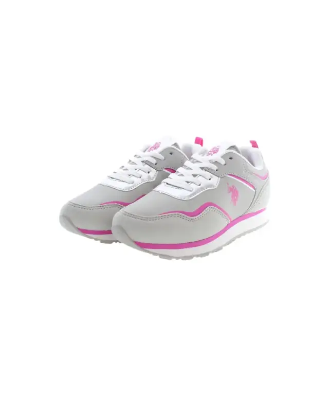 U.S. Polo Assn. - Παιδικά Sneakers Nobik NOBIK010K3NH1-LGR-FUX01 Γκρι/Φούξια 2