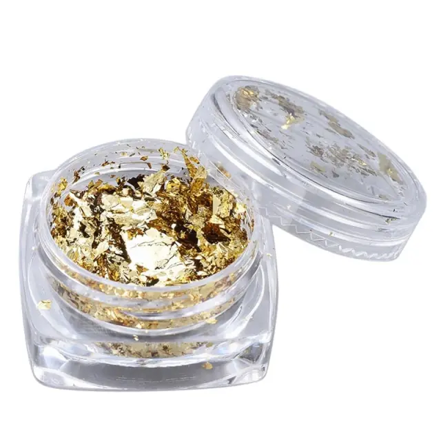 Φύλλο Χρυσού Imitation 2.9x1.6cm Light Khaki Gold - 2τεμ