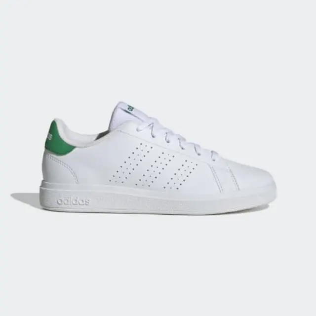 adidas Sportswear Kids Advantage Base 2.0 J Άσπρο - Πράσινο ID3889 (adidas Sportswear) - 38 ⅔
