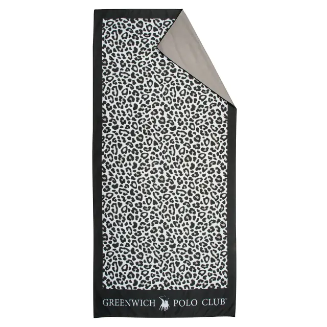 GREENWICH POLO CLUB ΠΕΤΣΕΤΑ ΘΑΛΑΣΣΗΣ 80Χ170 ESSENTIAL 4036 BLACK, TAUPE
