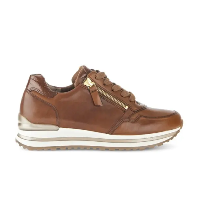 Gabor Sneakers Γυναικείο δέρμα Καφέ GAB/76528 54-COGNAC