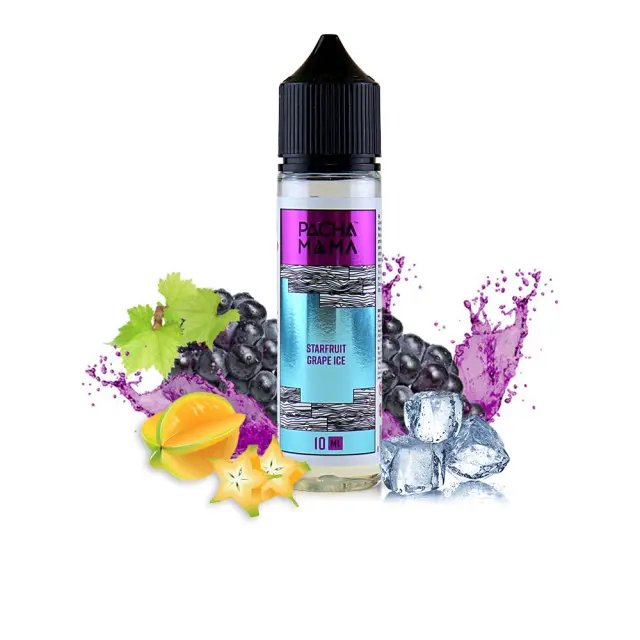 Pacha Mama Starfruit Grape Ice 10ml (60ml) - Charlie's Chalk Dust Flavorshots