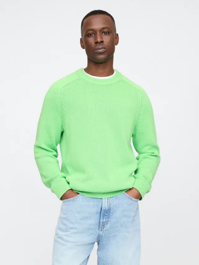 Raglan Crewneck Πουλόβερ Julep green