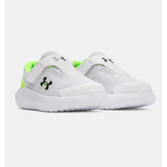 Under Armour BINF Surge 4 (3027105-102) - Γκρί-Λαχανί 3