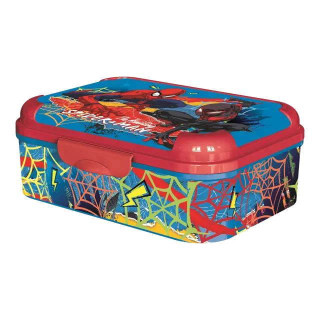 Stor - SPIDERMAN Asker Lunch Box - Colorful - 17 x 13.5 x 6.2 cm - Toys