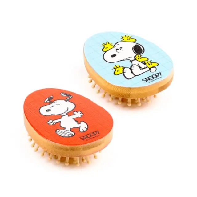 Puckator Βούρτσα Μαλλιών / Peanuts Bamboo Hair Brush: Snoopy & Woodstock
