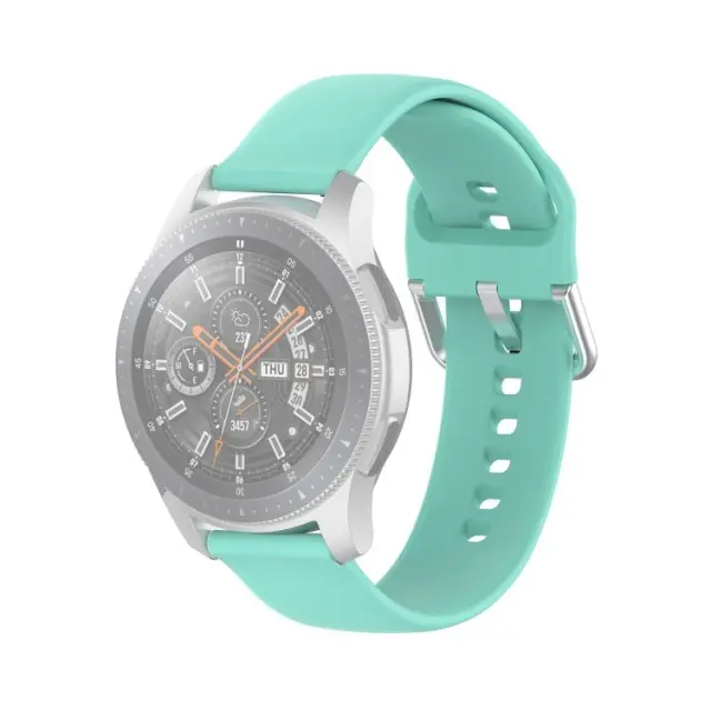 Silicone Band For Samsung Gear S3 46mm/ Pace/ Stratos/ Watch GT/ GT2 / GTR /Versa / Magic 2 (Fits all 22") Mint Green Large OEM