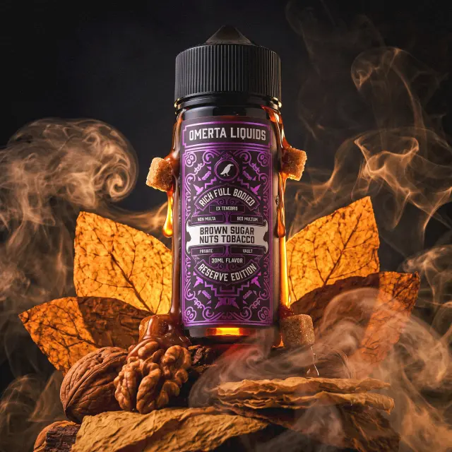 Reserve Brown Sugar Nuts Tobacco 30ml (120ml) - Omerta Flavorshots 2