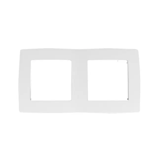 PRIME ΠΛΑΙΣΙΟ 2 ΘΕΣΕΩΝ ΛΕΥΚΟ IP20 / 1000119101