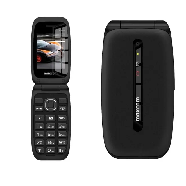 Maxcom Comfort MM828 2.4" 4G με Κάμερα, Ραδιόφωνο και Πλήκτρο Έκτακτης Ανάγκης 1200 mAh Μαύρο