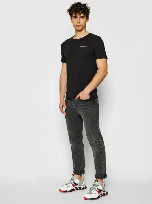 Guess Jeans - Ανδρικό T-shirt M1GI97K6XN1-JBLK Μαύρο 2