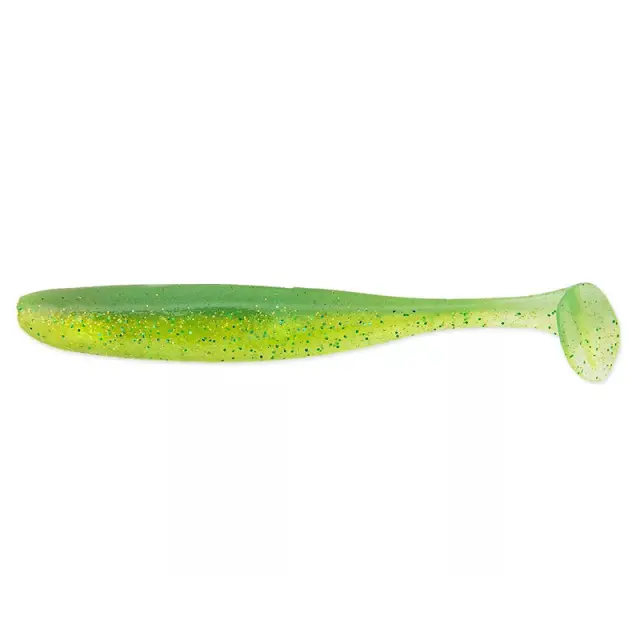 Σιλικονούχο Keitech Easy Shiner – Paddle Tail για LRF και Spinning 4" / 10.1cm #424 Lime Chartreuse