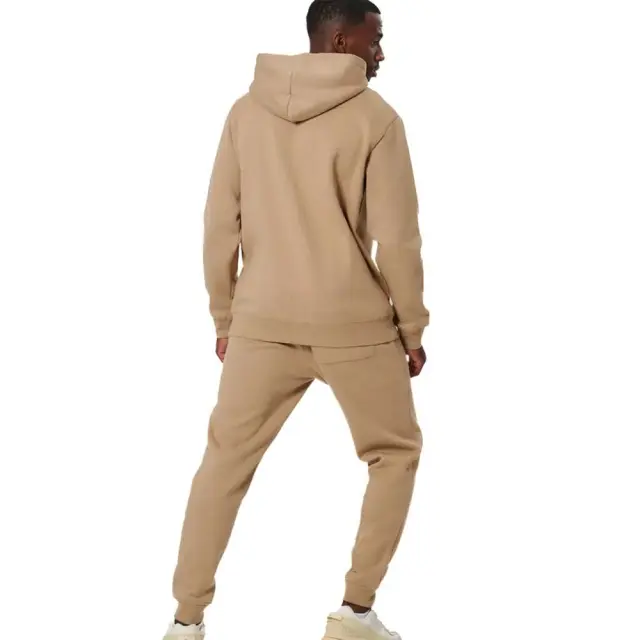 Body Action Men's Zip Through Hoodie Μπεζ 073525-05C (Body Action) 3