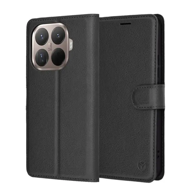 Techsuit® Leather Folio Θήκη για Xiaomi 15T Pro- Black