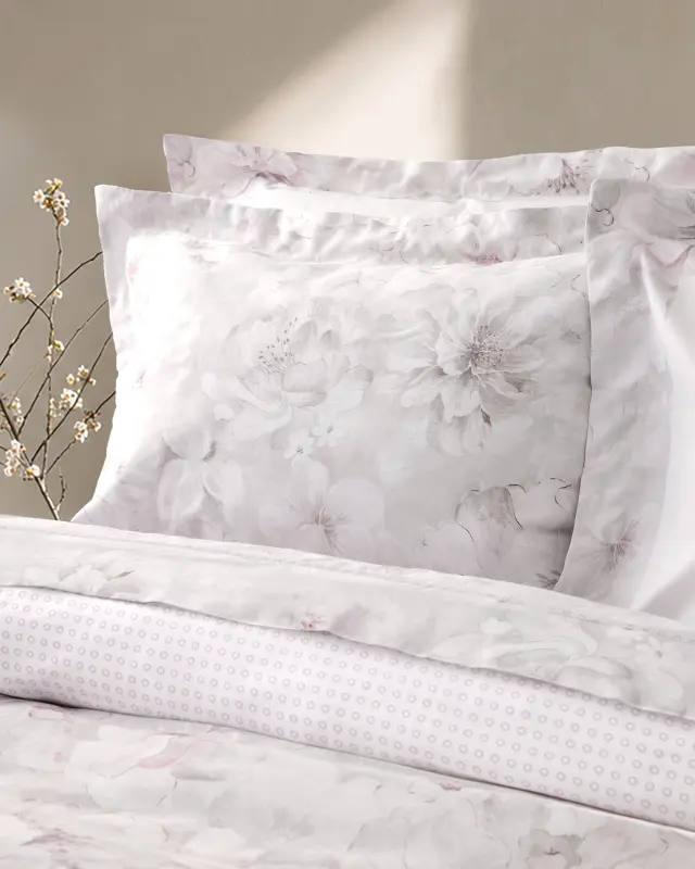 Σετ Σεντόνια Only Love Ένα χρώμα Υπέρδιπλα (2 x 240x270 + 2 Μαξιλαροθήκες Oxford 4 πλευρών 52x72+5) 2