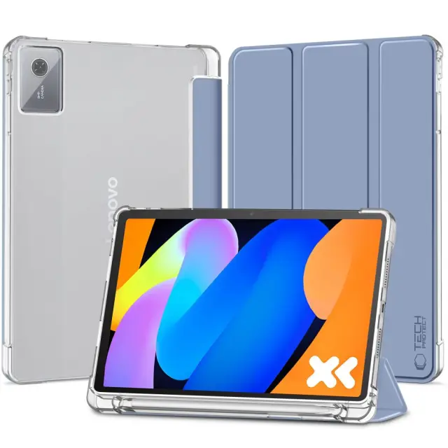 Tech-protect Sc με Βάση για Pen Hybrid Lenovo Idea Tab 11.0 / Tab K11.0 Gen 2 Tb-336 Baby Blue